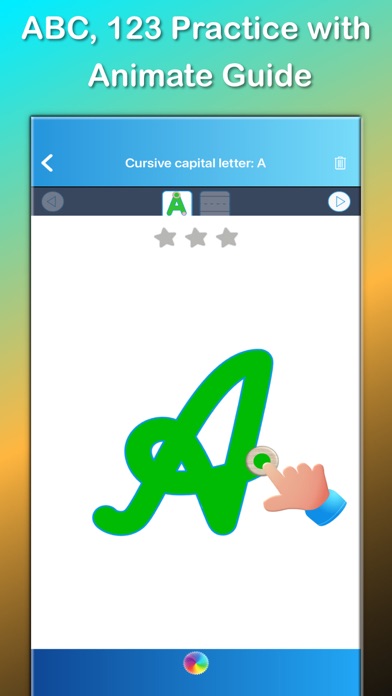 ABC Alphabet Writing Worksheet on iPhone — screenshot 3