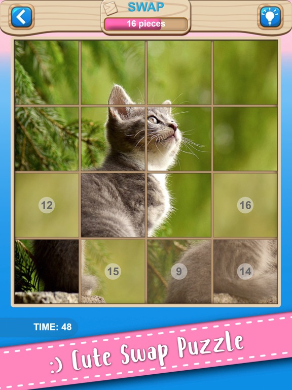 Cute Kitten Cat Jigsaw Puzzle on iPad — screenshot 5