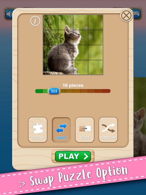 Cute Kitten Cat Jigsaw Puzzle on iPad — screenshot 6