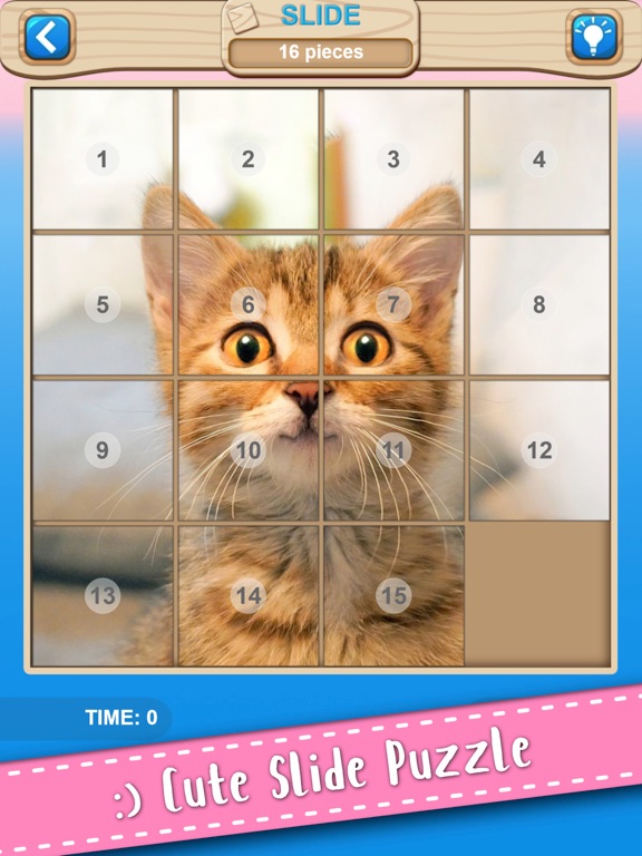 Cute Kitten Cat Jigsaw Puzzle on iPad — screenshot 7