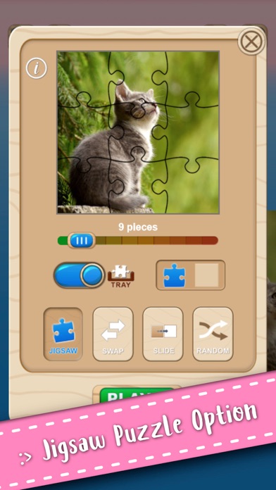 Cute Kitten Cat Jigsaw Puzzle on iPhone — screenshot 4