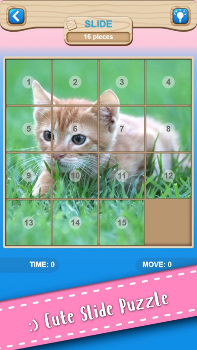 Cute Kitten Cat Jigsaw Puzzle on iPhone — screenshot 7