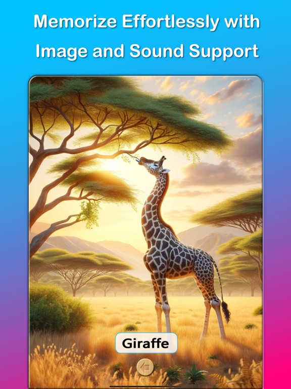 Flashcard English Educational on iPad — screenshot 5