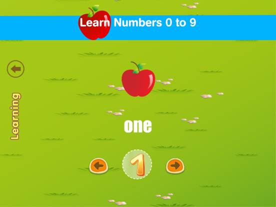 Math Learning Numbers Game on iPad — screenshot 2